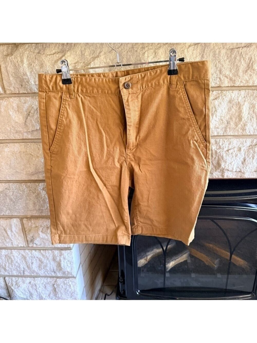 Old Navy Boys Brown Flex Shorts 16 Plus